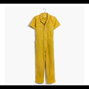 Madewell short sleeve coverall jumpsuit